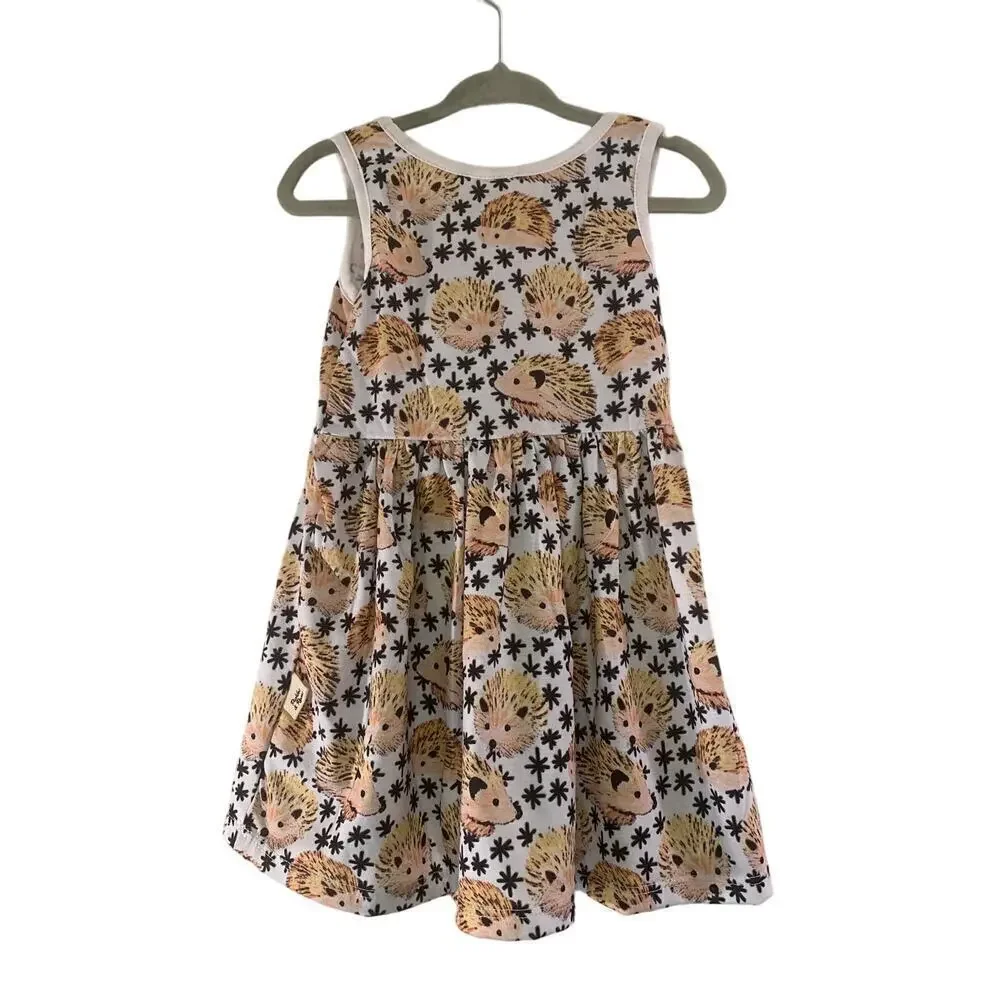 PICKLES & ROSES Girl’s Hedgehog Dress / Size: 0-6 Months